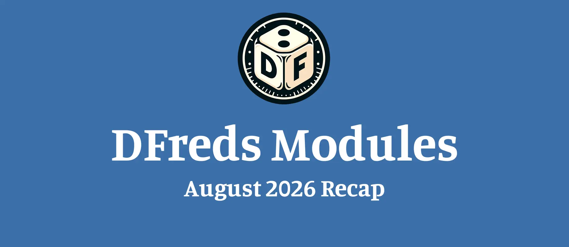 August 2026 Recap