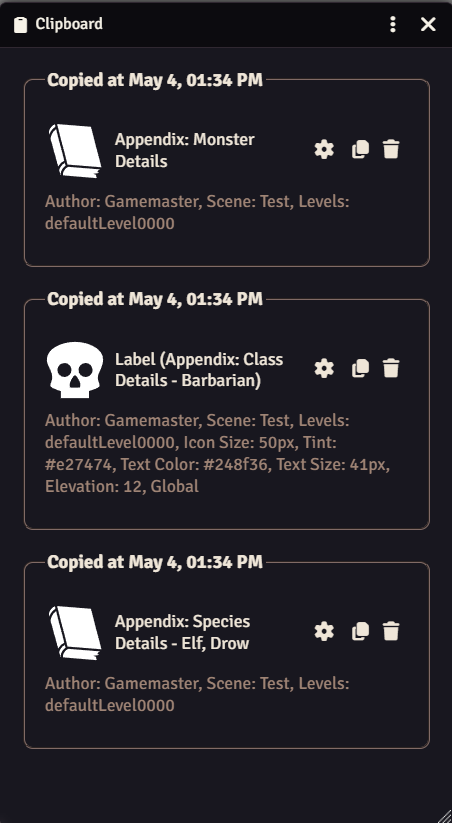 Clipboard Notes
